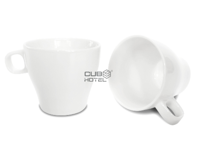 Taza de porcelana blanca SPRING
